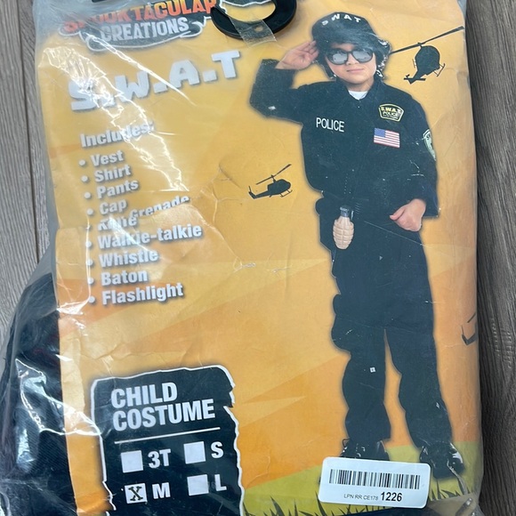 Source Unknown Costumes Soooktacular Creations Swat Costume Medium